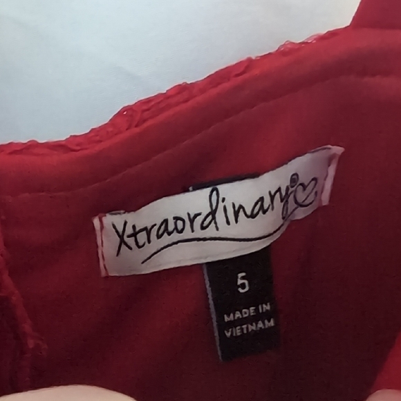 Xtraordinary Vibrant Red Dress - Picture 2 of 12